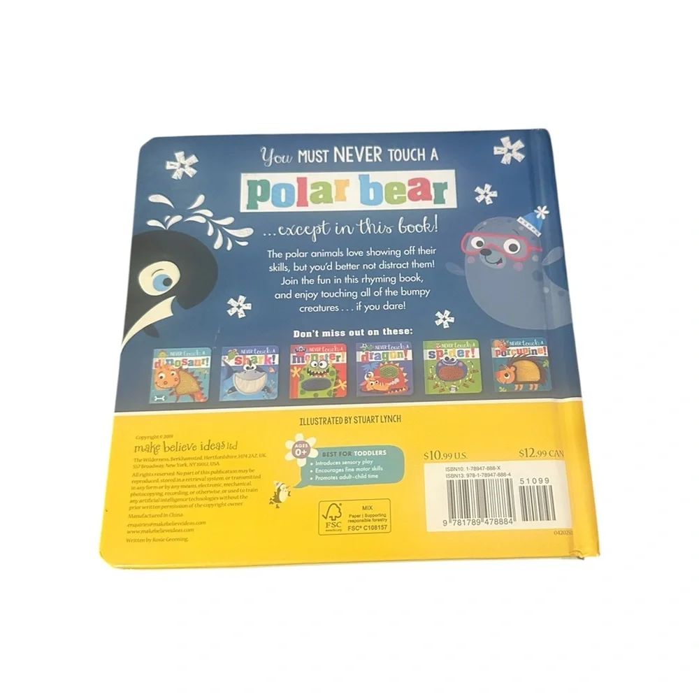 Never Touch a Polar Bear! Interactive Kids Board Book